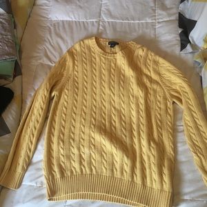 Men’s Lands End cable knit sweater